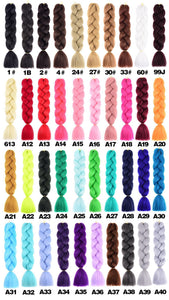 Braiding Hair Sample Kit