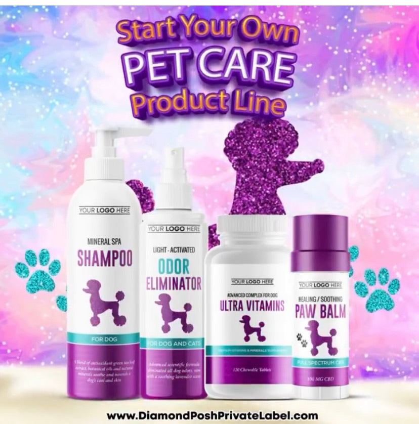 Pet Care Product Line Sample Kit